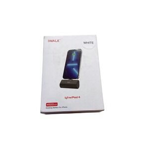 iWALK LinkPod 4 Portable Charger 4500mAh Docking‎ Battery for iPhone White New